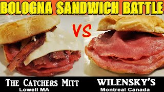 Fried Bologna Sandwich Shootout griddle [upl. by Llorrac496]