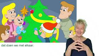 Samen tuigen we de kerstboom op  Zingen met gebaren ©Minidisco [upl. by Cahan280]