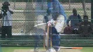 MS DHONI HITS CLASSIC SHOTS IN NETS [upl. by Wurster680]