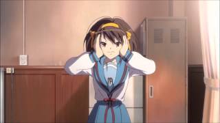 The Disappearance of Haruhi Suzumiya English Dub quotHospital Scenequot HD [upl. by Lewej919]