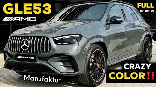 2025 MERCEDES GLE 53 AMG NEW CRAZY MANUFAKTUR SPEC FULL InDepth Review Exterior Interior [upl. by Inotna]