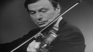 NATHAN MILSTEIN violin J S Bach  Chaconne from Partita No2 in d 1968 [upl. by Nonad]