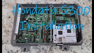 Hondata s300 EASY INSTALLATION p28 ecu [upl. by Hcirdla]