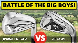 Two Of The BEST Irons Of 2021  Mizuno JPX921 Forged vs Callaway Apex [upl. by Stanly]