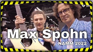 Max Spohn luthier interview at NAMM 2022 [upl. by Leatrice]