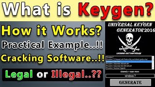 What is Keygen How It Works Practical Example  Cracking Software  Software Registration [upl. by Lloyd]