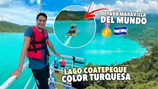 ¡El Salvador tiene la OCTAVA MARAVILLA del MUNDO 🏆🇸🇻 Lago de coatepeque TURQUESA 😍 [upl. by Edson]