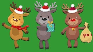 All Santas Reindeer Names of all the Reindeer [upl. by Adnorrahs182]