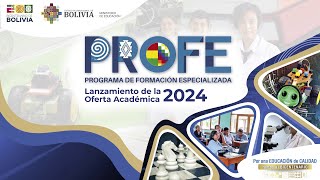 ACTO DE INAUGURACIÓN DEL “PROGRAMA DE FORMACIÓN ESPECIALIZADA  PROFE” [upl. by Eadie]