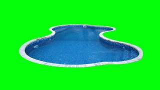 Green screen effect swimming pool [upl. by Ainirtac]