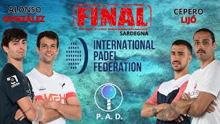 FINAL FIP PLATINIUM SARDEGNA 2024  LIJOCEPERO VS ALONSO GONZALEZ [upl. by Liliane]