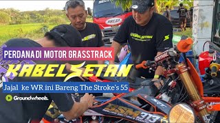 Warning KABEL SETAN Terpasang DI WR BSM313 PERDANA PASANG DI MOTOR GRASSTRACK [upl. by Ludovick]