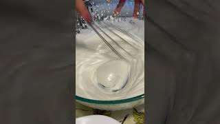 Intense ASMR Battle of Whisk and Cream ASMR intense shorts [upl. by Ruffi462]