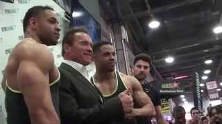 Hodgetwins Meet Arnold Schwarzenegger [upl. by Galitea640]