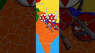 Anglo war and sugauli treaty countryball shorts fly viralvideo countryball sugauli [upl. by Ahsekin]