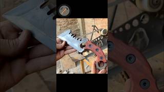 Tactical Knife Making blade knifemaking blacksmith [upl. by Adnoved]