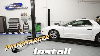 How to Install a Supercharger Procharger for LT1 Firebird [upl. by Estes]