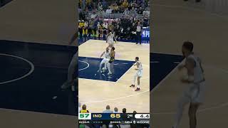 Tyrese Haliburton with the Tough Floater to Close the First Half vs Celtics  Indiana Pacers [upl. by Sibie]