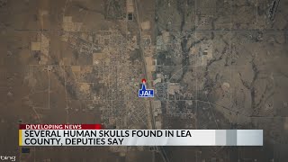 Investigation underway after evidence of 10 to 20 human skulls found at southeastern New Mexico prop [upl. by Gnil114]