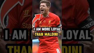 STEVEN GERRARD is more loyal than Paolo Maldini Bro rejected Chelseas offer twice 😭😮‍💨 [upl. by Rednave265]