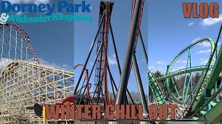 Iron Menace Construction Updates Winter Chill Out amp More Dorney Park March 2024 Vlog [upl. by Nered802]