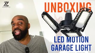 Unboxing the Brightest Garage Light Yet Zone LED Motion Sensor in Action [upl. by Sale]