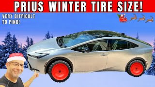 Winter Tire Size For The Toyota Prius [upl. by Pontias963]