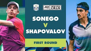 Lorenzo Sonego vs Denis Shapovalov Highlights  Rolex Shanghai Masters 2024 [upl. by Freddie]