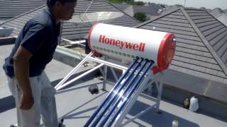 Honeywell Solar Water Heater Instaltion part 3 [upl. by Wixted]