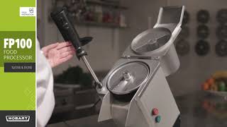 Hobart FP100 Food Processor Slicing amp Dicing [upl. by Enirroc852]