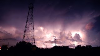 LIGHTNING STORM TIMELAPSE  TexasNebraska 2015 [upl. by Hairej]