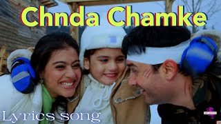 Chanda Chamke  Lyrics Video  Ceylostica [upl. by Enitsyrhc]