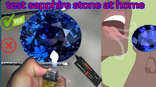 how to test blue sapphire stone at homeRuBY GEMSTONE [upl. by Schalles136]