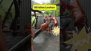 Malaking Lechon Baboy🔥🔥🔥 90 kilos Boneless Lechon😊 [upl. by Eugenio]