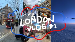 〔 VLOG 〕デザイン学生が行くロンドン 1🇬🇧‎ 初日から楽しすぎた🫧 [upl. by Euqinu819]