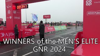 WINNERS of ELITE MEN Great North Run 2024 cross the FINISH LINE [upl. by Jobye157]