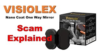 VISIOLEX nano coat reviews  Visiolex Nano Coat One Way Mirror scam on Social Media [upl. by Haland392]