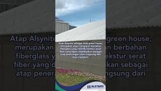 Atap Fiberglass Alsynite Untuk Greenhouse [upl. by Akisey]