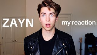 Singer Reacts to ZAYN  Rainberry Lyric Video [upl. by Innavoeg]