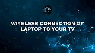 Wireless connection of laptop to tv [upl. by Magnusson186]