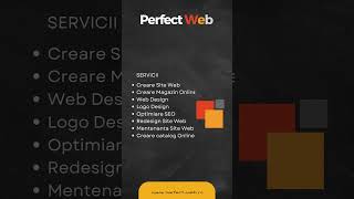 Perfect Web  Agentie Web Design [upl. by Nnaik138]