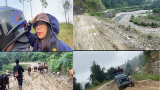 Rabi to Damak Road Condition208174 Panchthar to jhapa Saraswati [upl. by Aynahs]