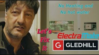 Gledhill Electramate boiler repair no heating and no hot water Birmingham knowle and Doridge [upl. by Essilevi]