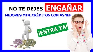 ✅ MEJORES MINICRÉDITOS CON ASNEF 2022 ✅ ¿Cómo CONSEGUIR un Minicrédito con Asnef👈¡¡ESTO FUNCIONA👈 [upl. by Millar]