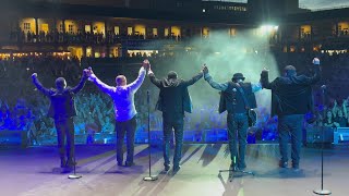 The Jacksons performing  The Piece Hall in Halifax England [upl. by Farant698]