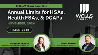 Annual Limits for HSAs Health FSAs amp DCAPs [upl. by Harpp]