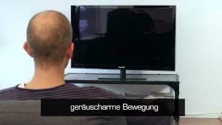 elektrisch drehbarer TVTischständer  3D MMT  CMBSysteme [upl. by Elimac]