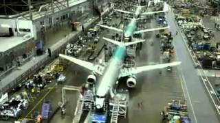 Incredible time lapse video of Boeing 737 construction [upl. by Dawna]