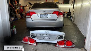 BUILDING THE PERFECT 8TH GEN CIVIC EP1  JDM FD2 REAR END CONVERSION [upl. by Asyl]