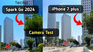 Tecno spark go 2024 camera test vs iPhone 7 plus camera [upl. by Scevour]